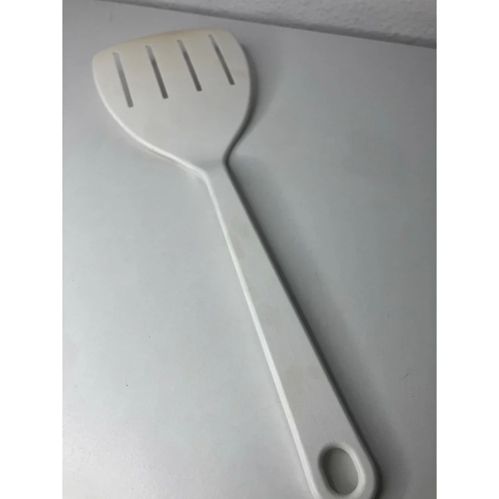 Vintage Tailor Made 4 Slot Nylon Spatula Turner Flipper White 11.5 Retro Kitchen